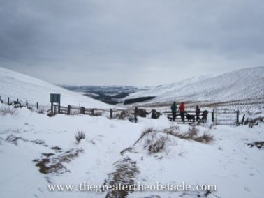 Top of the hill at Maiden's Cleugh