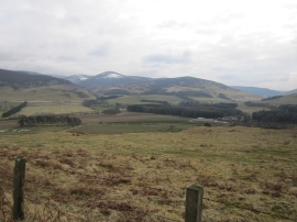 Wk5 top of the hill at Dreva, Scottish Borders.